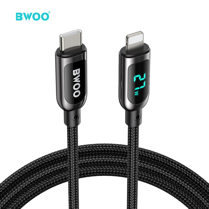 Nylon Braided 27W Fast Charging Type-C to iPhone Cable