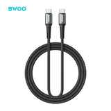 USB-C to USB-C Fast Charging Cable PD 60W Nylon 1M