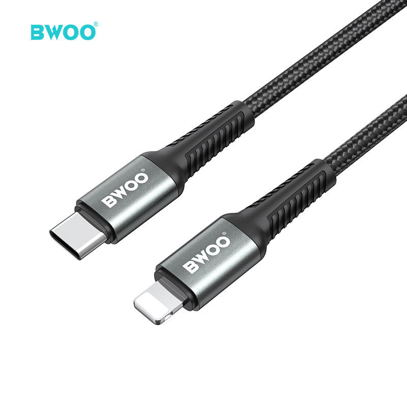 USB-C to Lightning Fast Charging Cable PD 27W Nylon 1M