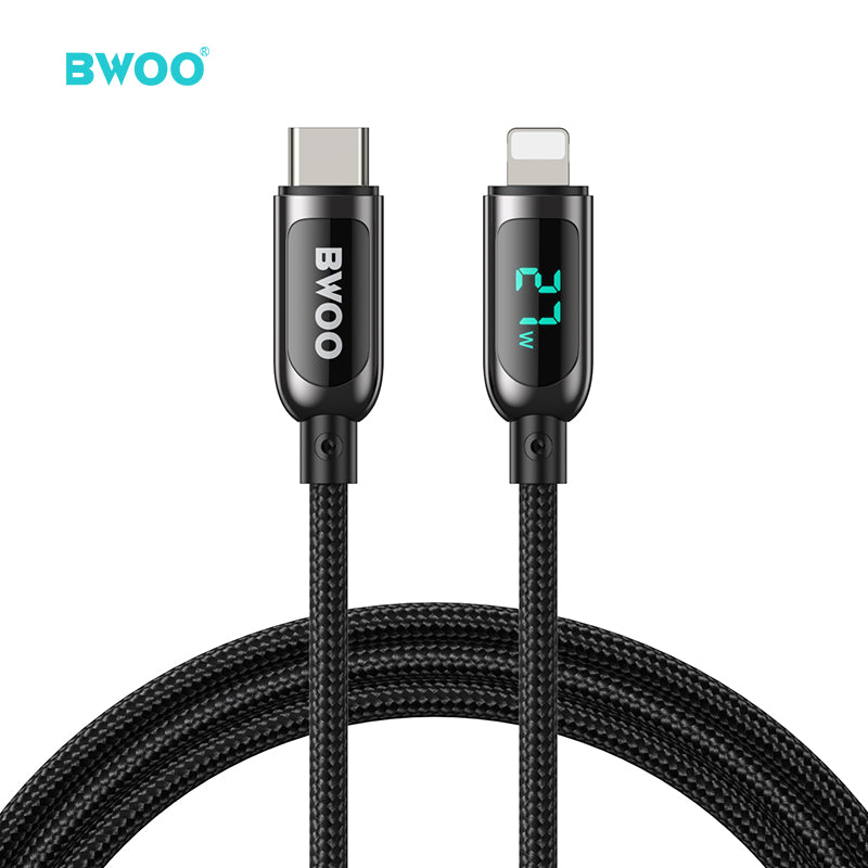 Nylon Braided 27W Fast Charging Type-C to iPhone Cable