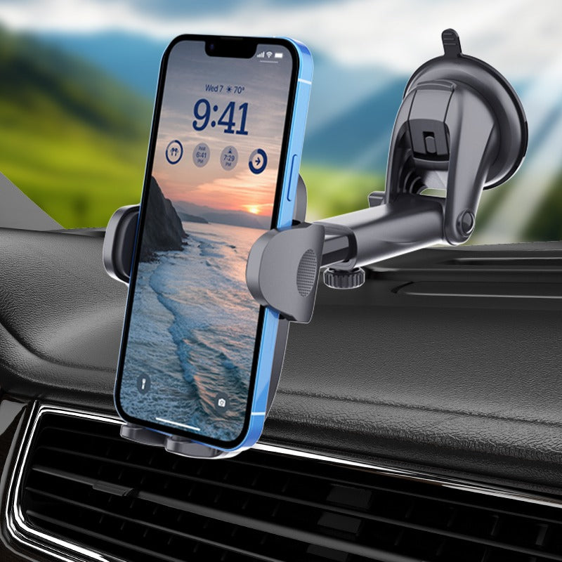 Adjustable Arm Car Phone Holder with Suction Mount