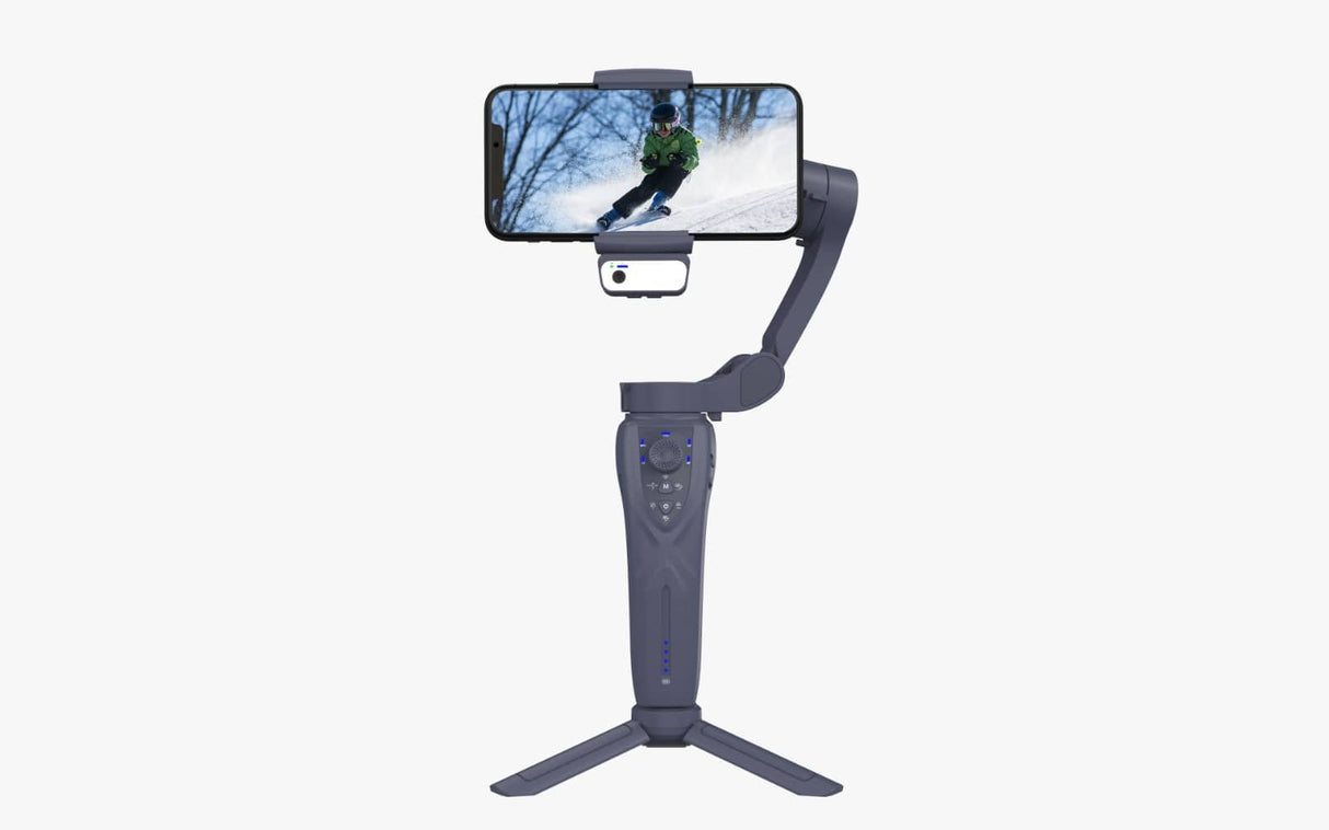 Stabilisateur de smartphone pliable à 3 axes