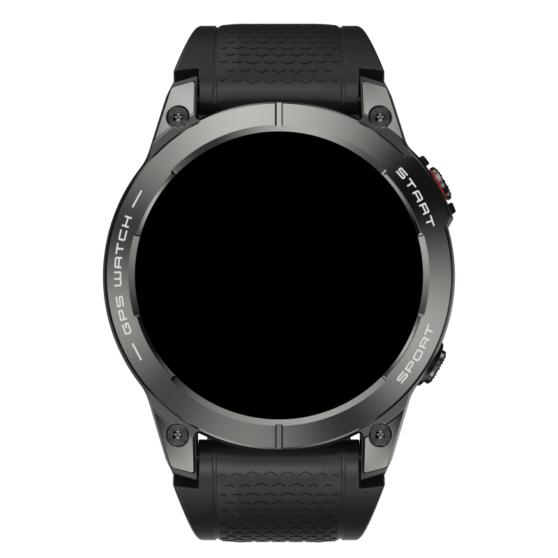 Montre connectée de sport GPS étanche pour hommes