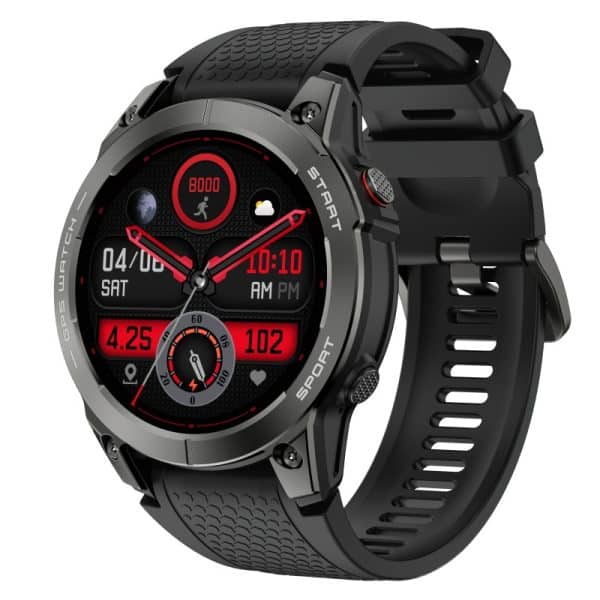 Montre connectée de sport GPS étanche pour hommes